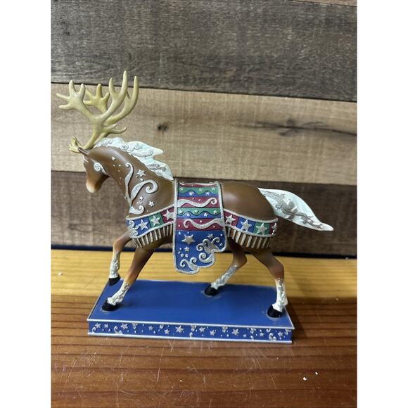 The Trail Of Painted Ponies Reindeer Roundup Christmas In Box -flaw 2E 0262 - Picture 5 of 7